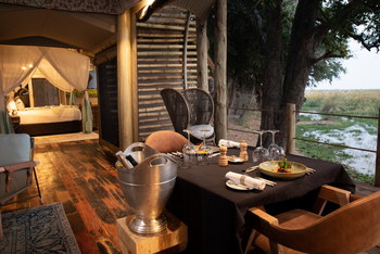 Sitatunga Private Island Camp: Dinner für zwei