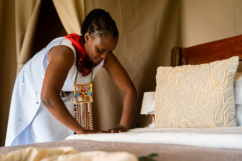 Tangulia Mara Camp: Zimmerreinigungspersonal