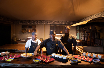 Tembo Plains Camp: Küche