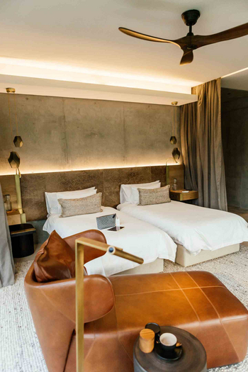Cheetah Plains Mapogo House: Doppelbett einer Suite