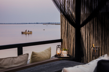 Chiawa Camp: Drift Dinner vor dem Starbed Tower