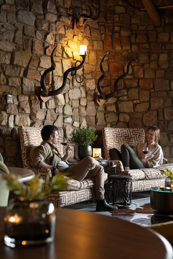 Kwandwe Great Fish River Lodge: In der Lounge