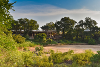 Saseka Tented Camp: Blick vrom Fluss
