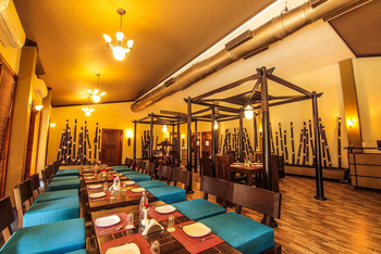 Syna Tiger Resort: Klimatisiertes Restaurant