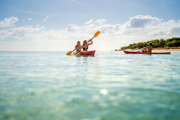 Azura Benguerra Island: Paddeln