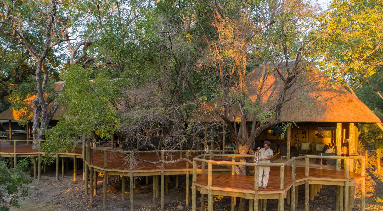 Camp Moremi Camp Moremi: Luftbild