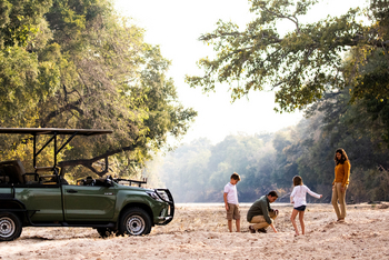 Chikwenya Camp Chikwenya Camp: Expedition mit der Familie