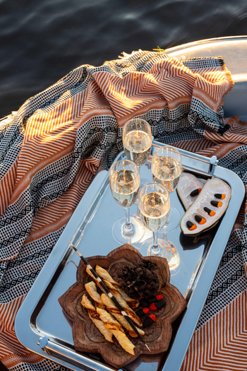 Chobe Princess: Sekt zum Sonnenuntergang