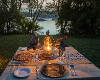 KaingU Safari Lodge: Private Dinner