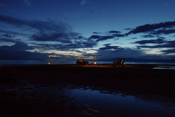 Kisima Ngeda Camp: Dinner am See