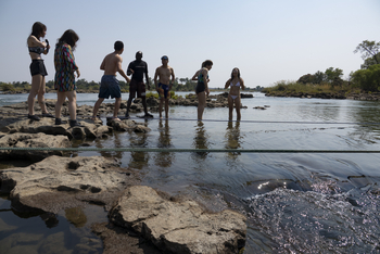 Livingstone Island: Zu Fuß zum Devil's Pool