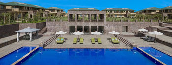 Sawai Vilas: Blick zum Pool