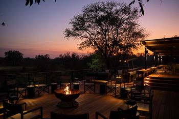 Simbambili Game Lodge: Feuerschale
