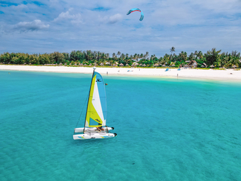 Zanzibar White Sand Luxury Villas: Hobie Cat Sailing