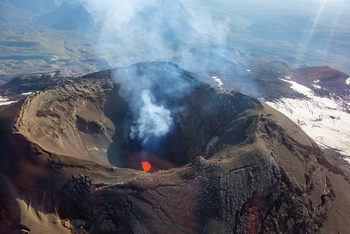 andBeyond Vira Vira Lodge: Villarrica aus der Luft