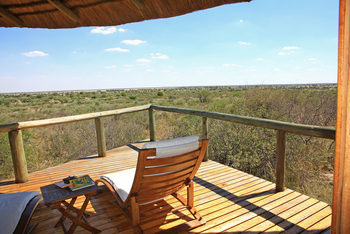 Tau Pan Camp Tau Pan Camp: Privates Deck