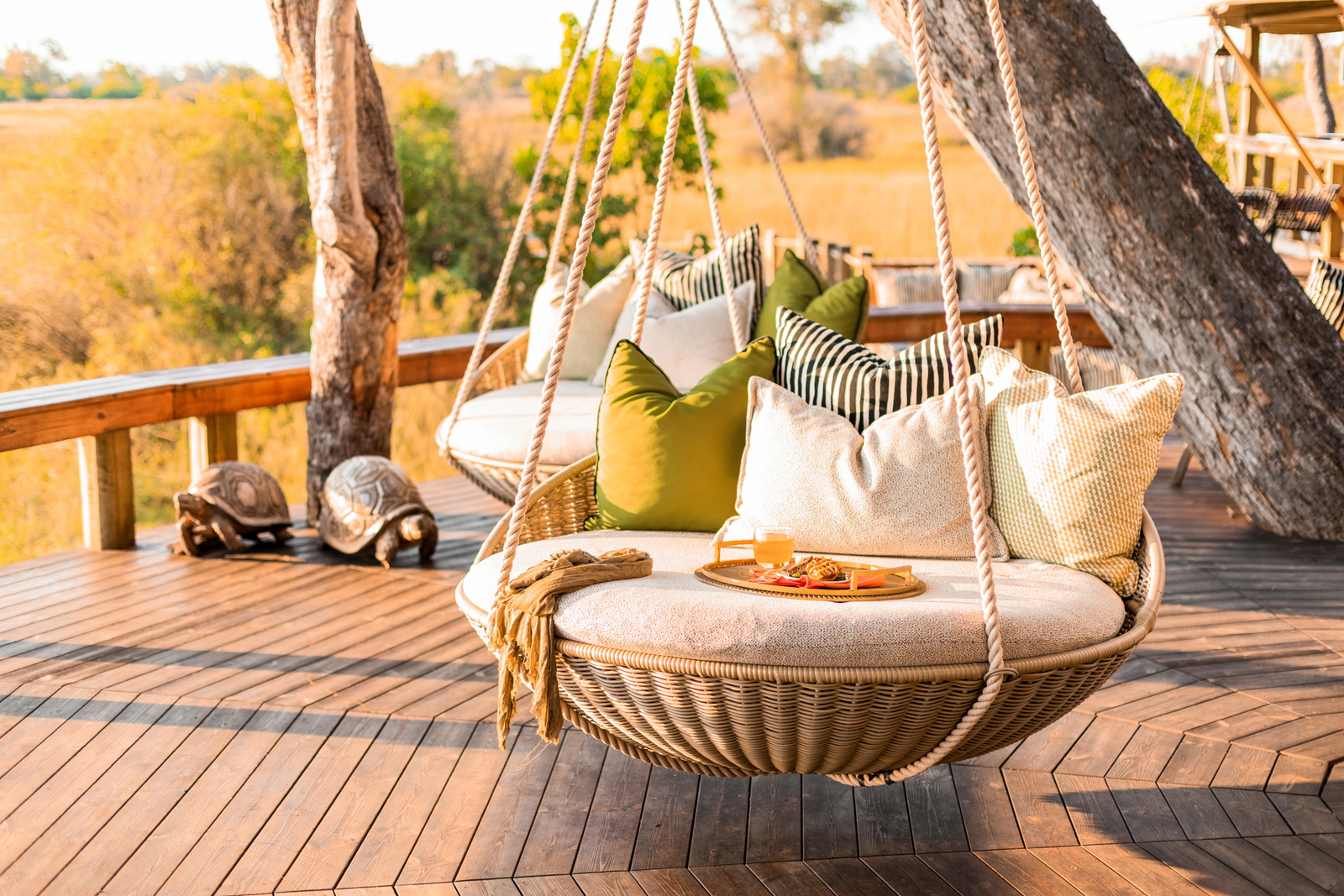 Tuludi Camp Tuludi Camp: Schaukel mit Snacks