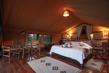 Elerai Camp: Überblick Schlafzimmer