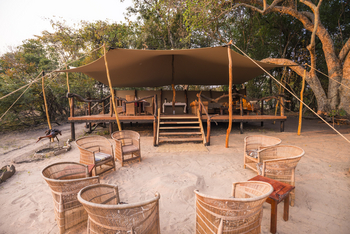 Mukambi Fig Tree Bush Camp: Die Feuerstelle