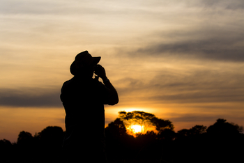 Ntemwa Busanga Bushcamp Ntemwa Busanga Bushcamp: Sonnenuntergang
