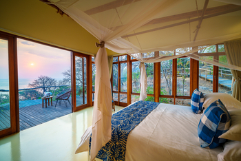 Pumulani Lodge: Sonnenuntergang