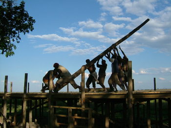 Shumba Camp Shumba Camp: Bauarbeiten