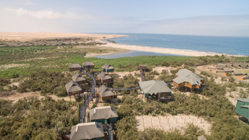 The Stiltz: Luftbild der Anlage