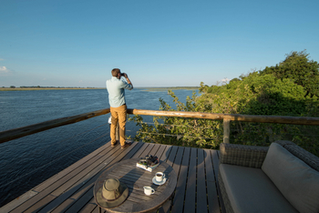 Chobe Game Lodge: Blick nach Osten