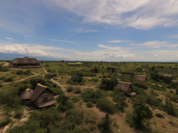 Kasenyi Safari Camp: Gesamtansicht