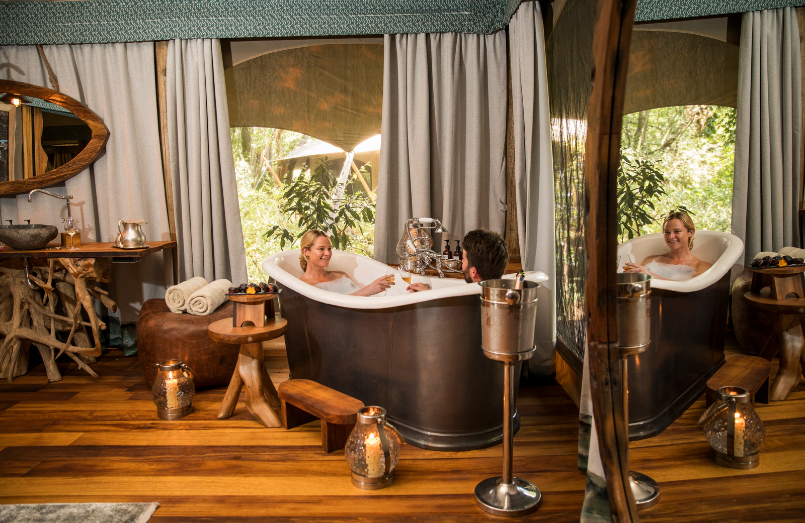 Mara Toto Tree Camp Mara Toto Tree Camp: Gästebad