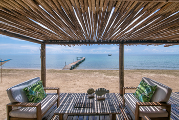 Mbali Mbali Mahale Lodge: Blick aufs Meer