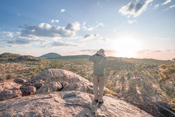 Ohorongo: Blick in die Landschaft