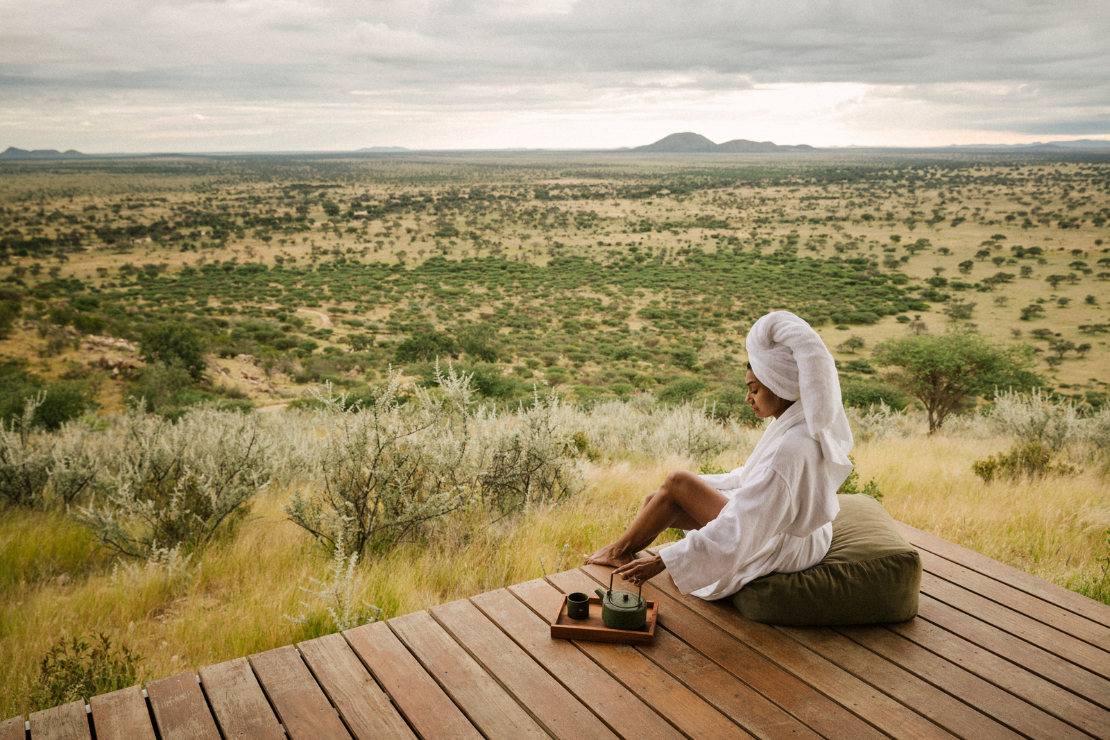 Habitas Namibia Habitas Namibia: Tee auf der Terrasse