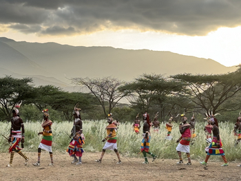 Koros Camp: Aufzug von Samburu