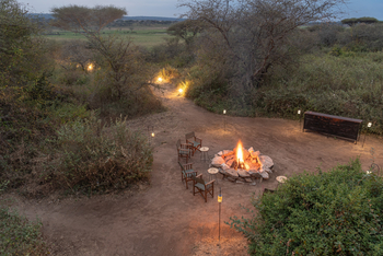 Oliver's Camp: Lagerfeuer