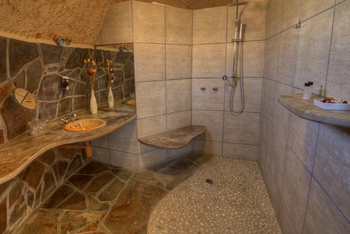 Rostock Ritz Desert Lodge: Gästebad