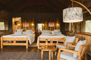 Ruaha River Lodge: Schlafbereich
