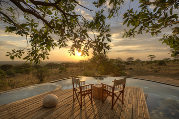 Serengeti Bushtops: Sundowner am Pool