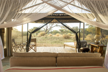 Kuro Tarangire Camp: Blick aus einem Zelt