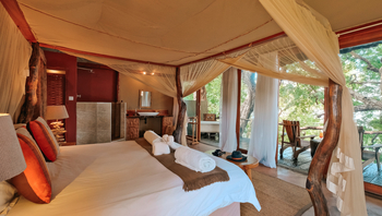 Mukambi Safari Lodge: Schlafzimmer
