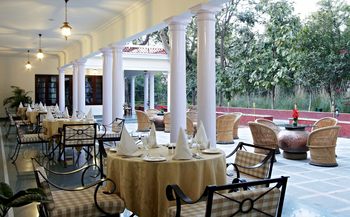 Sawai Madhopur Lodge: Terrasse