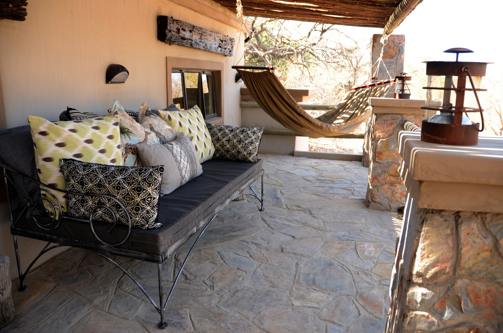 Camelthorn Lodge Camelthorn Lodge: Private Terasse