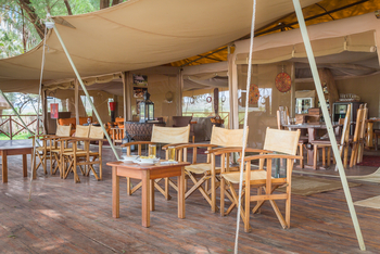 Elephant Bedroom Camp: Veranda