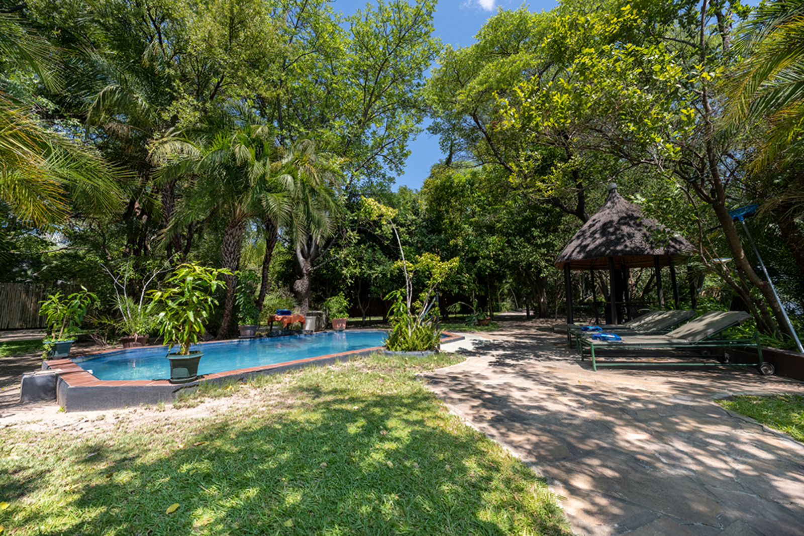 Mahangu Safari Lodge Mahangu Safari Lodge: Pool im Garten
