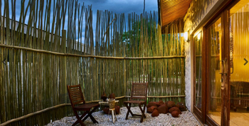 Namutoni Camp: Private Veranda