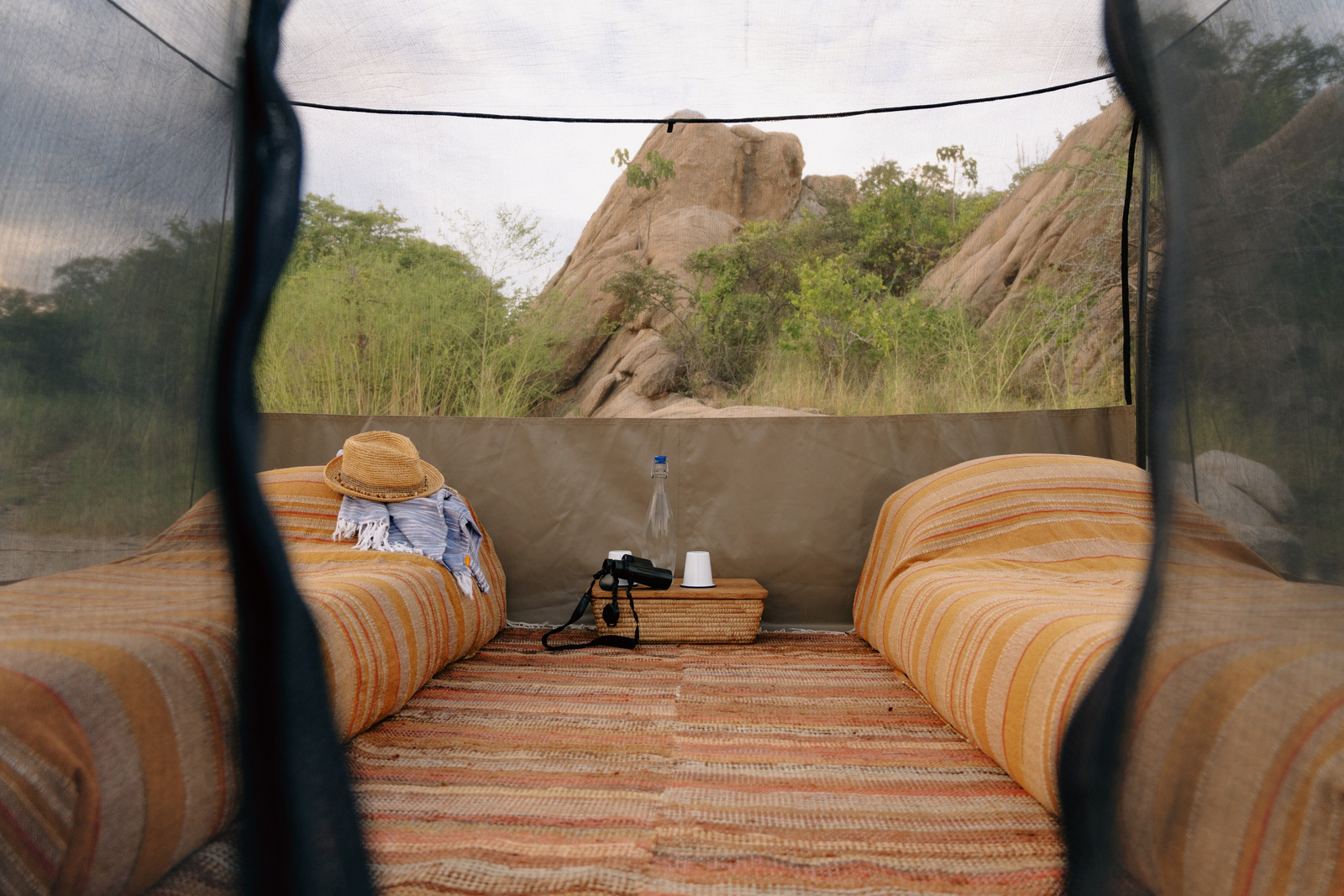 Ombako Fly Camp Ombako Fly Camp: Zeltinneres