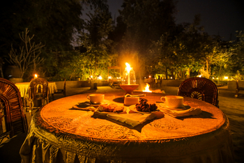 Pench Jungle Camp: Kaffee