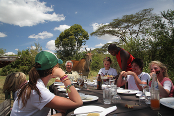 Saruni Mara Camp: Seltener Gast