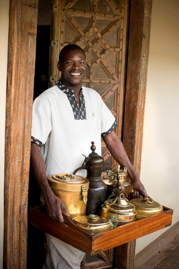 The Dhow Suite at Zarafa: Kueche