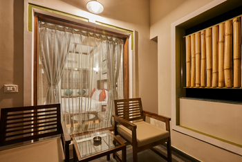 Blackbuck Safari Lodge: Auf der Veranda